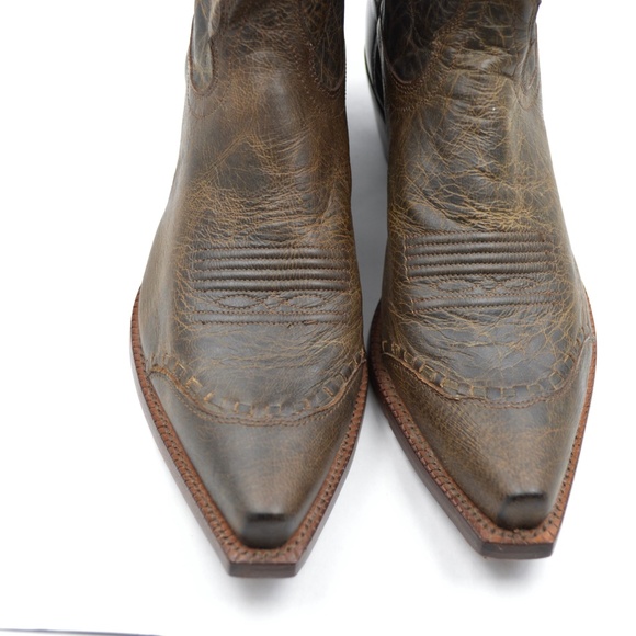 Tony Lama VF6009 Brown Leather Western Cowboy Boots Womans Size 7B EUC - Picture 3 of 11